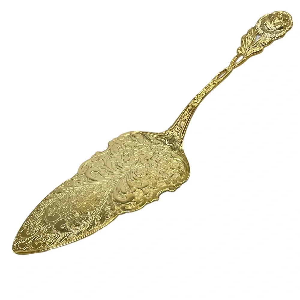 Scandia Gold Cake Knife NWT